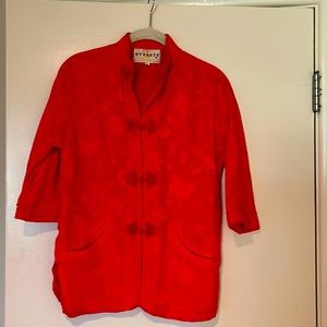 Red vintage jacket from Hong Kong- good luck!
